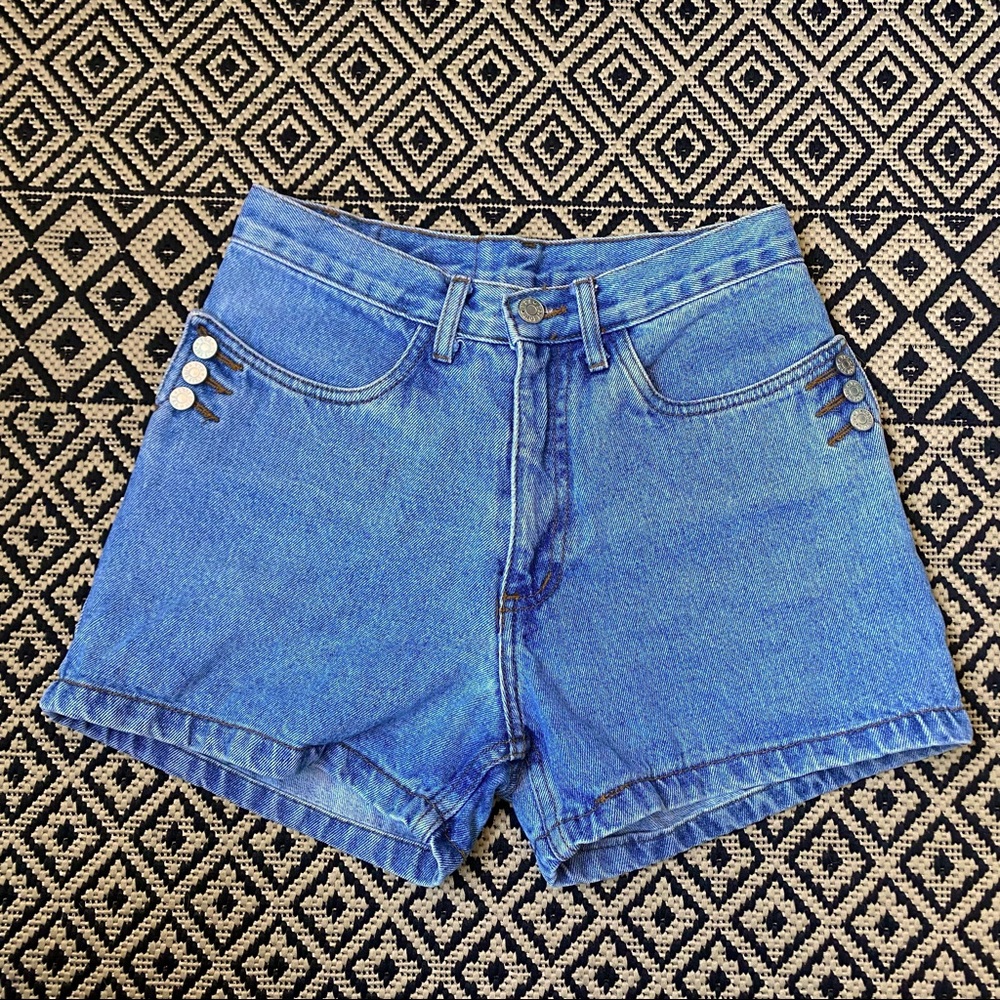 Vintage High Waisted Denim Jean Shorts